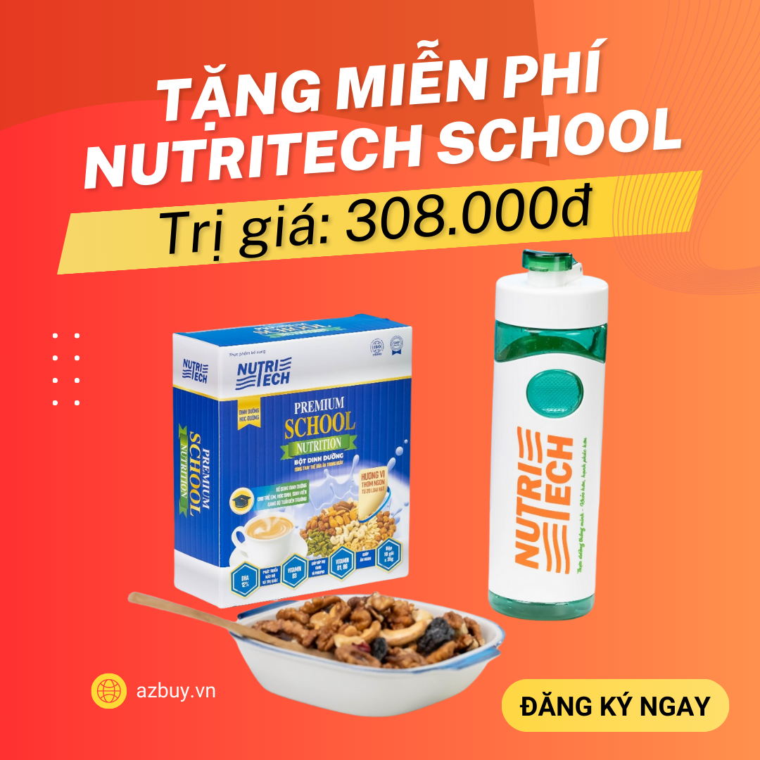 Quà tặng trung thu - 1 Hộp Nutritech Premium School Nutrition (Dành Cho Tuổi Học Đường)